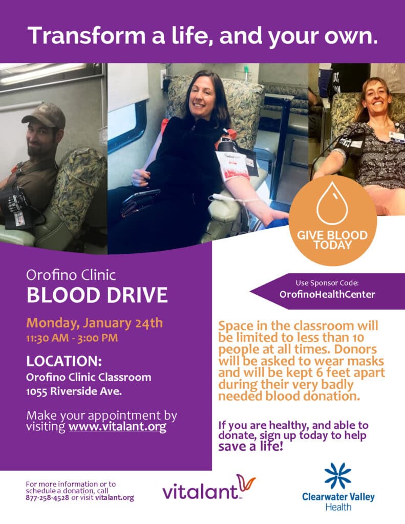 Blood Drive Flyer 1.24.22