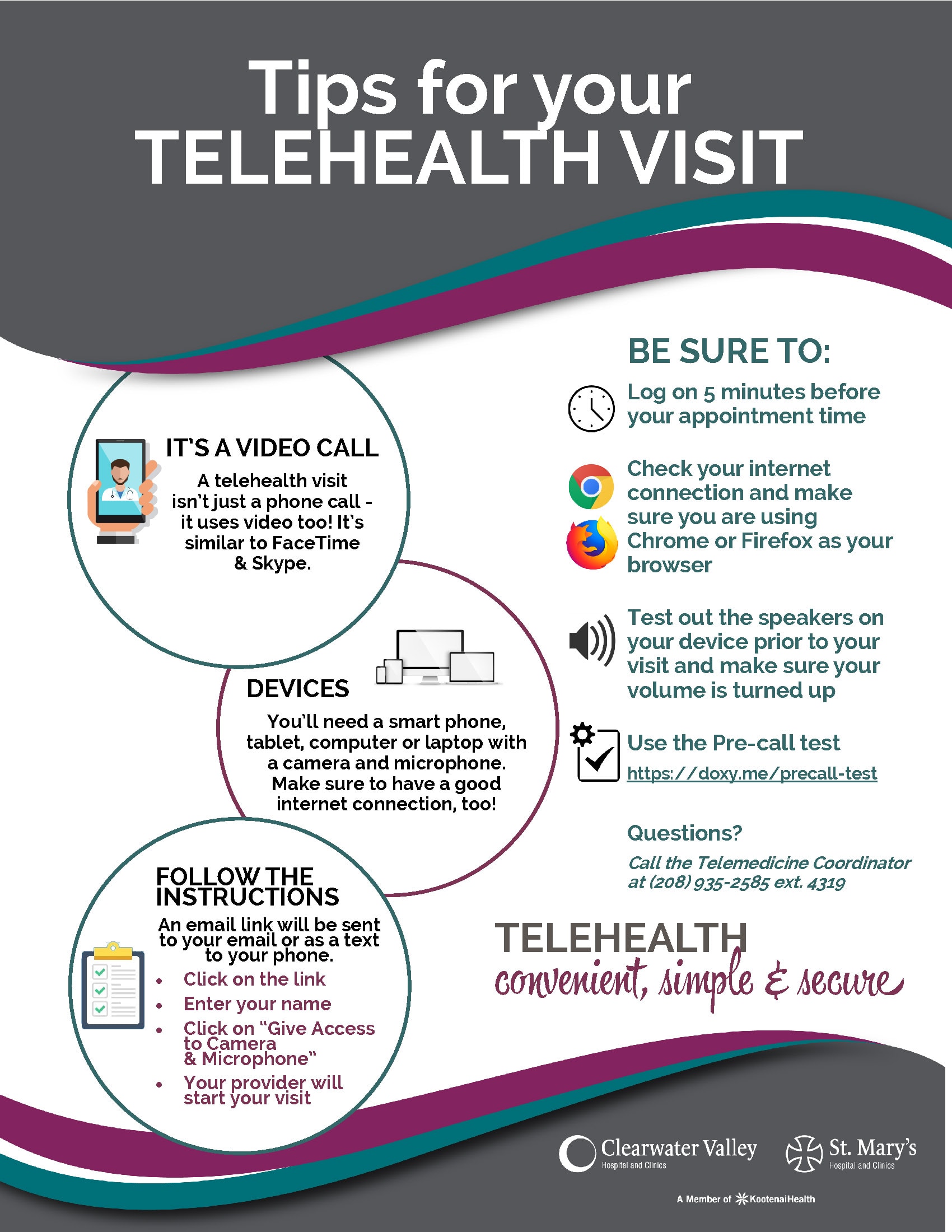 Tips for Telehealth Visit