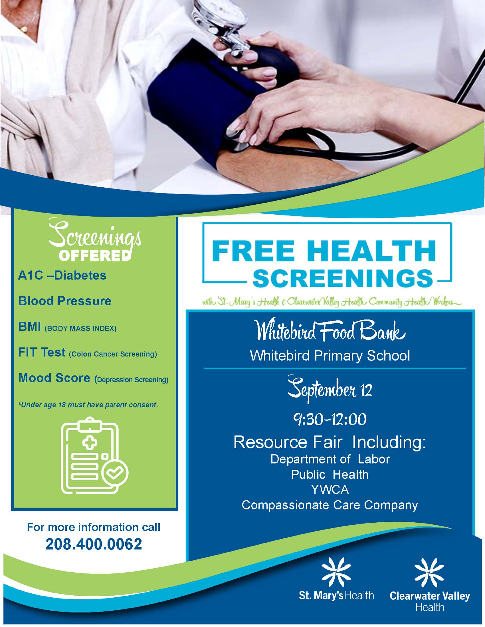 Health Screening Whitebird