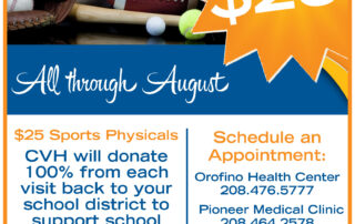 Sports Physicals Ad 2022