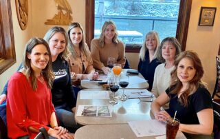 The Moonlight Ball Committee (L-R: Brynn Knudson, Lenne Bonner, Alyssa Adams, Ashley Steinbruecker, Terri Kiele, Erica Holland & Colleen McLean) pictured at their planning meeting deciding on decorations, food and auction items. Tickets are available now so get yours before they sell out!