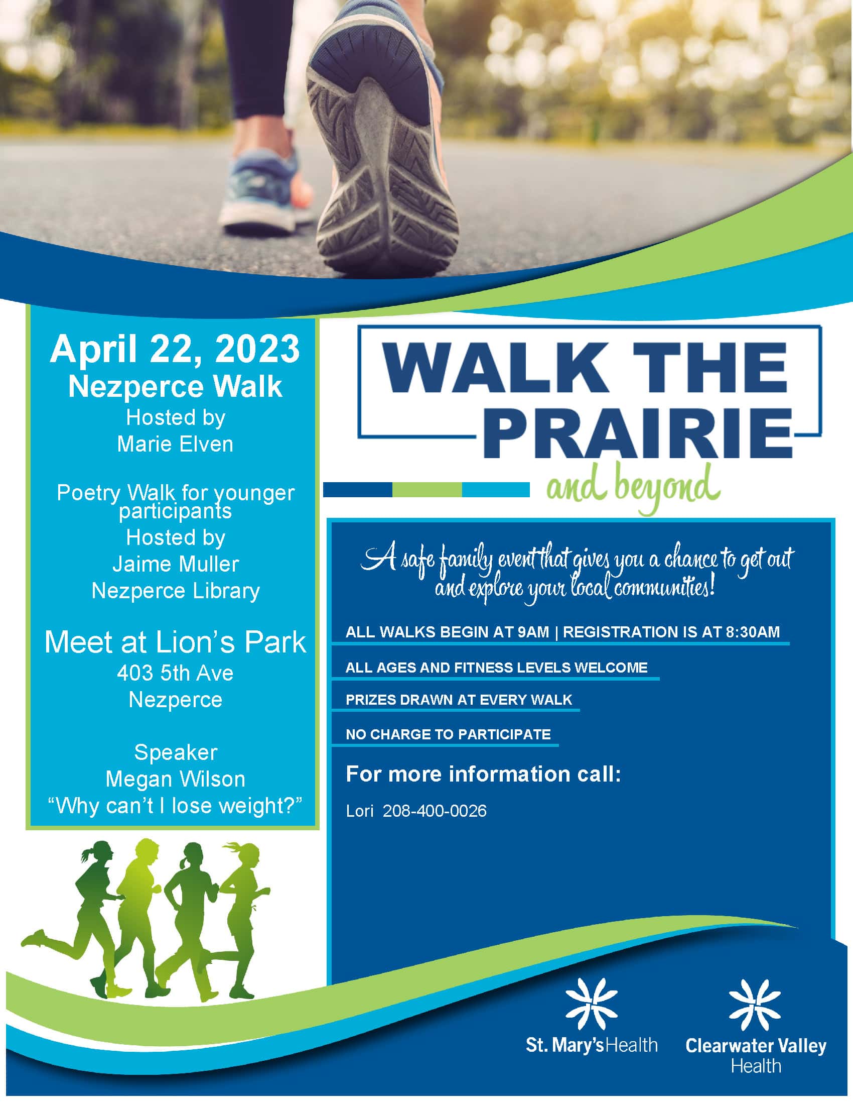 #3 Nezperce Walk the Prairie Beyond Flyer_2023.pub Nezperce Walk The Prairie