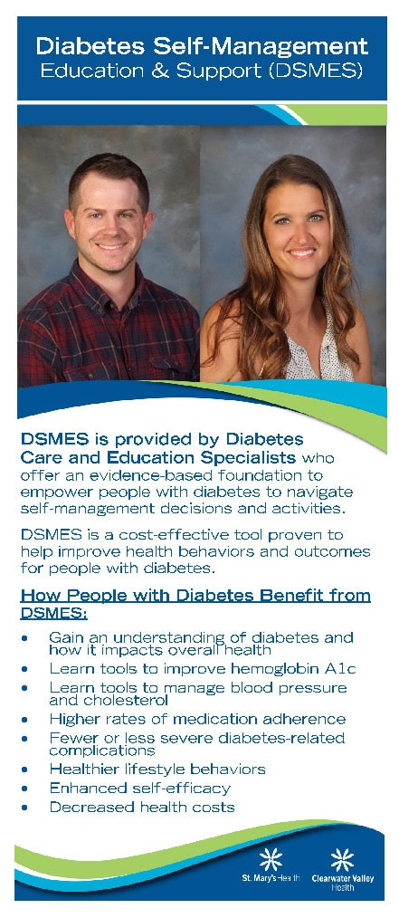 Diabetes Education Rack Card